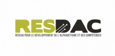 Logo Réseau pour le développement de l'alphabétisme et des compétences (RESDAC)